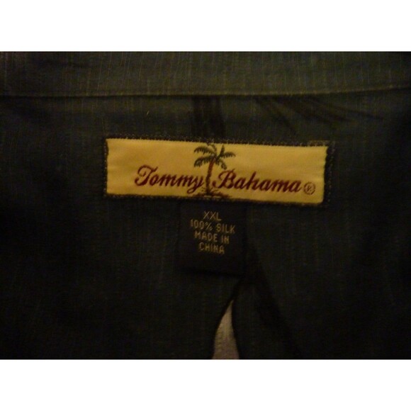 Tommy Bahama Shirt-100% Silk-Floral Hawaiian Design-sz XXL - Picture 3 of 3